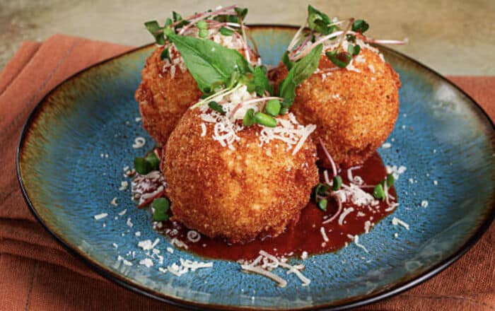 Mushroom & Mozzarella Arancini w/Romesco for 2 (Pop Up 5/29)